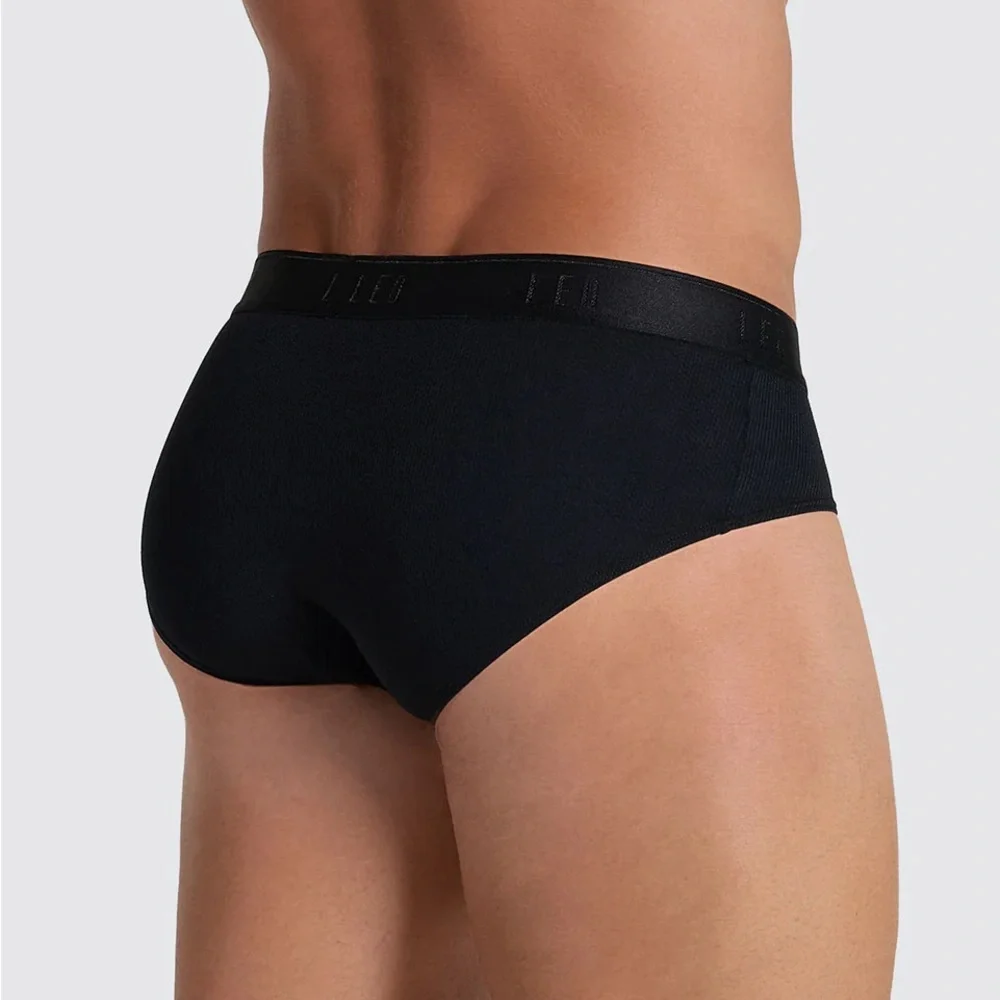 Men's Black Briefs - Picture 2 of 4